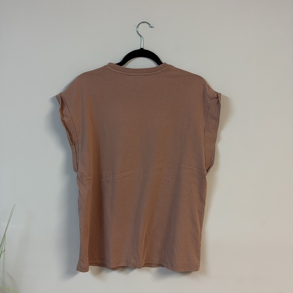 Bershka New Horizons Floral Graphic muscle Tee size M - Picture 3 of 4